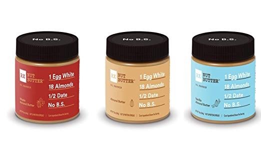 RXBAR, RX Nut Butter, Almond Butter Jars Variety Pack, , Low Carb, Keto Friendly, No Added Sugar, Gluten Free, 10 Ounce (Pack of 3)