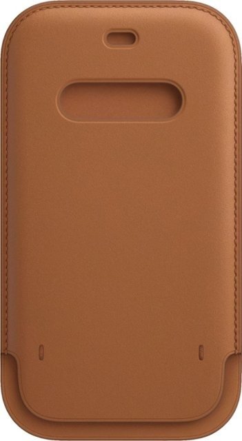 - iPhone 12 Pro Max Leather Sleeve with MagSafe - Saddle Brown
