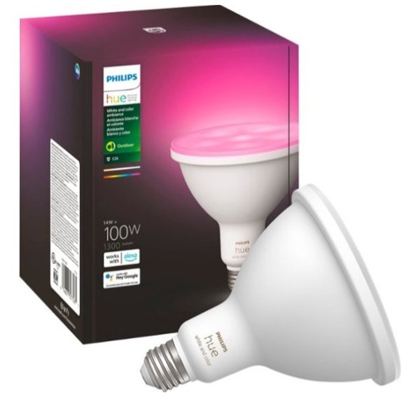 Philips Hue Smart 100W PAR38 LED Bulb