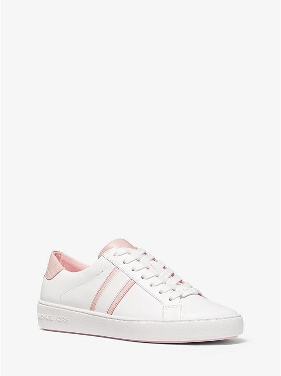 Irving Two-Tone Stripe Leather Sneaker