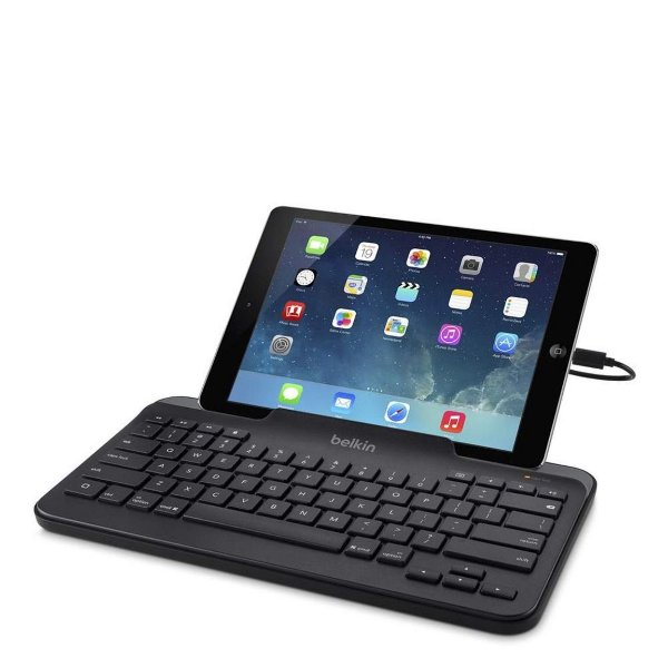 iPad 有线键盘 带支架