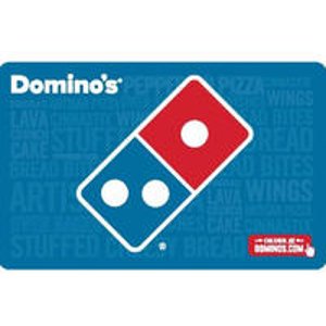 $25 Domino's Pizza 礼品卡