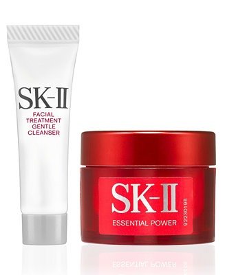 Receive a 2pc skincare gift with any SK-II purchase with $150 SK-II purchase LXP Ultimate Revival Cream, 1.6 oz GenOptics Aura Essence, 1.6 oz. Facial Treatment Essence, 7.7 oz LXP Ultimate Revival Eye Cream, 0.52 oz. Facial Treatment Mask - 10 Sheets