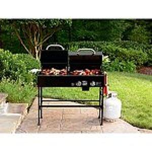 Nexgrill Mini Charcoal/Gas Combination Grill or Kenmore 4-Burner Gas Grill with Side Burner                            