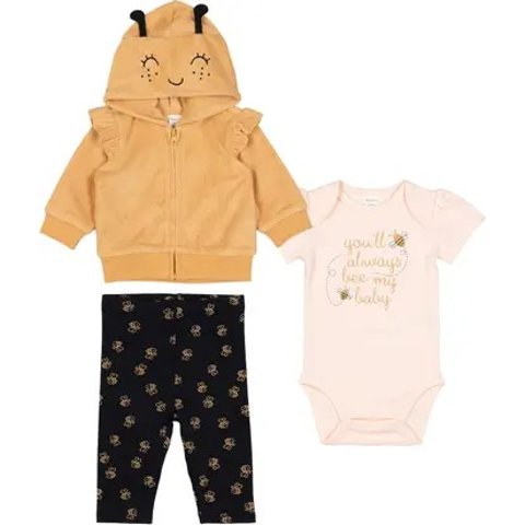 3-Piece Bee Hoodie Set