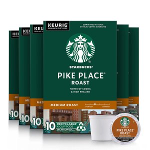 Starbucks K-Cup Coffee Pods—Medium Roast Coffee 60 pods total