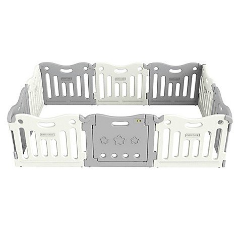 BABY CARE Funzone Baby Playpen in Grey