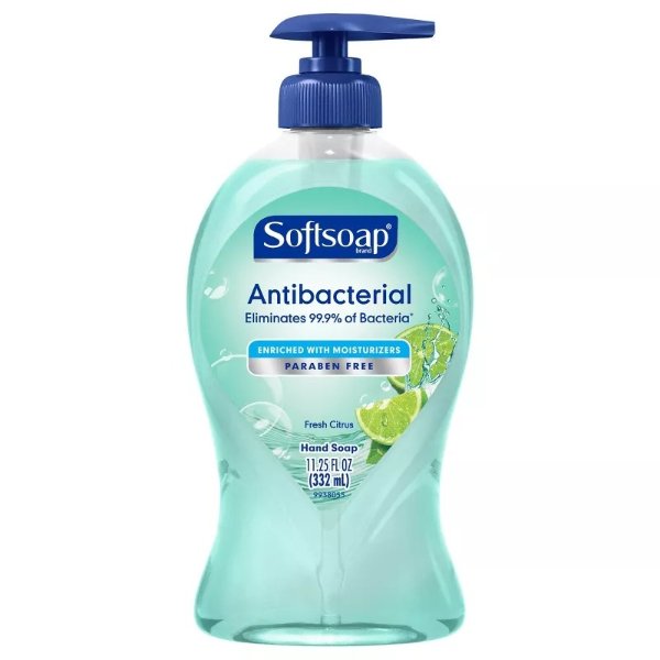 Antibacterial Liquid Hand Soap Pump - Fresh Citrus - 11.25 fl oz