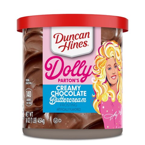 Duncan Hines Dolly Parton 巧克力奶油味蛋糕糖霜 16oz