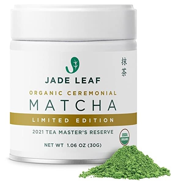 Jade Leaf - Limited Edition Organic Ceremonial Matcha - Authentic Japanese Origin - 2021 Tea Master's Reserve (1.06 Ounce)