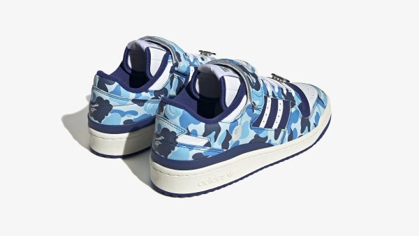 Adidas X Bape Forum 84 Low (White & Off White) | END. Launches