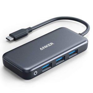 Anker 5-in-1 USB C Hub, with SD/TF Card Reader, 3 USB 3.0 Ports & More