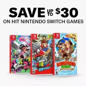 Nintendo Switch 独占&移植 热门游戏特卖, 二手价更低