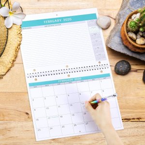 Lemome 2020 Calendar - 2 Pack Monthly Wall/Desk Calendar
