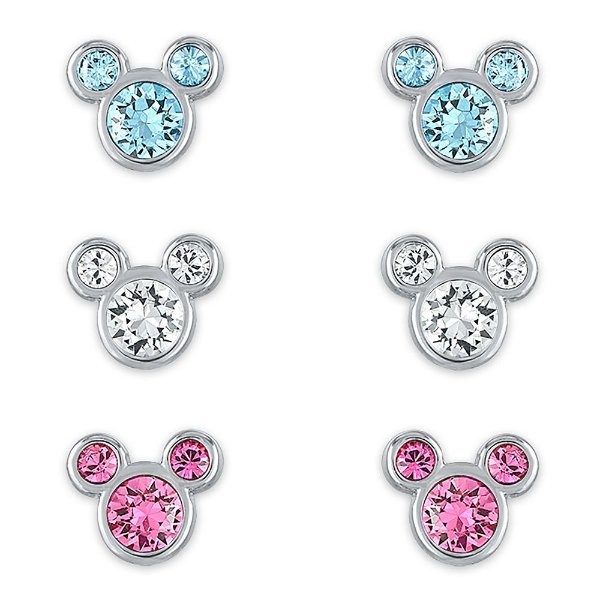 Mickey Mouse Swarovski Crystal Birthstone Earrings | shopDisney