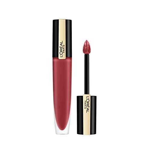 L'Oreal Rouge Signature Matte Liquid Lipstick 129 I Lead