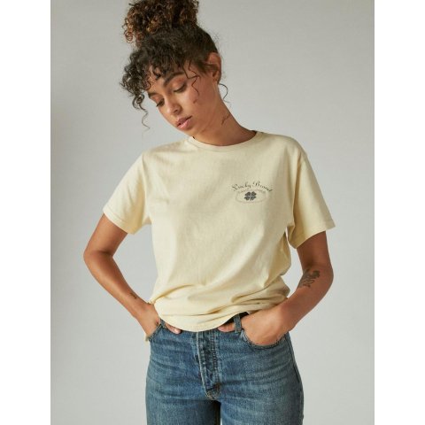 lucky classic logo boyfriend tee