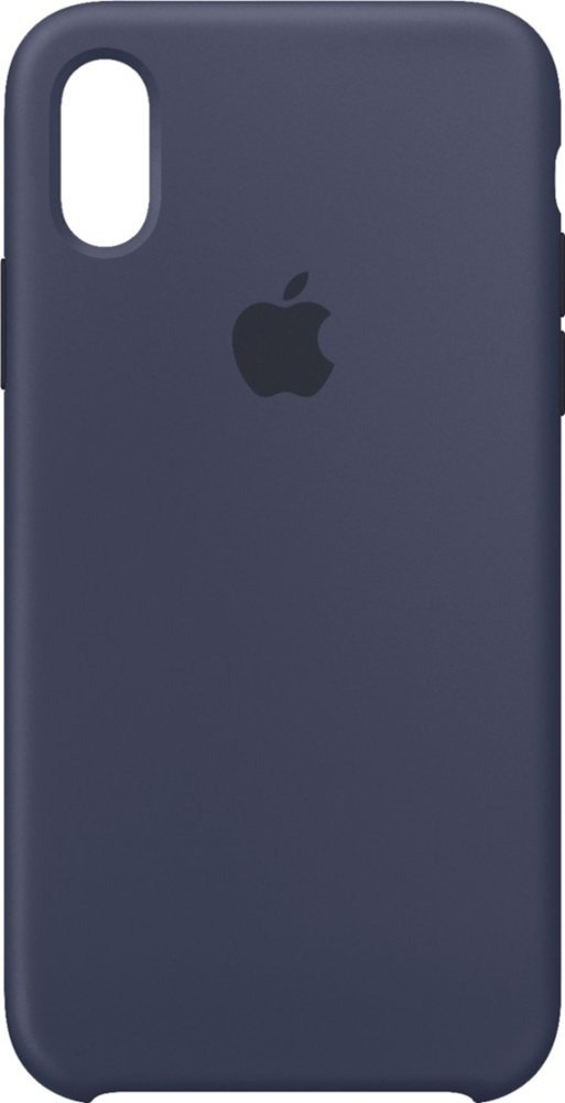 iPhone XS Silicone Case - Midnight Blue