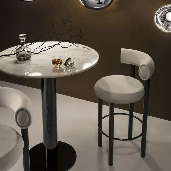 Tube Round Dining Table by Tom Dixon at Lumens.com