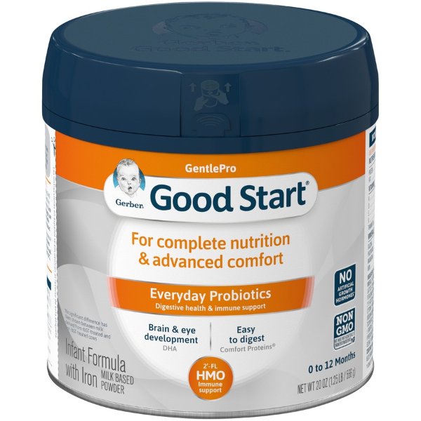 Good Start GentlePro Powder Infant Formula with Probiotics & HMO, 20 oz