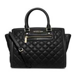 MICHAEL Michael Kors 'Large Selma' Quilted Leather Satchel