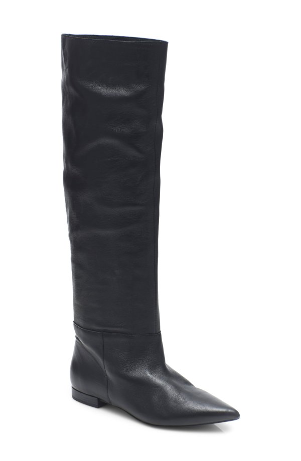 Hawley Pointed Toe To-The-Knee Boot