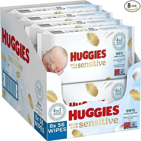 Huggies 婴儿湿巾 8包