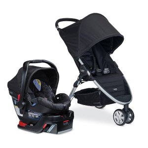 史低价！Britax B-Agile 35 推车+安全座椅套装，黑色或砂石色