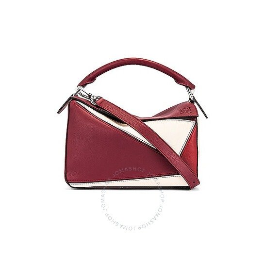 Red Small Puzzle Bag In Classic Calfskin