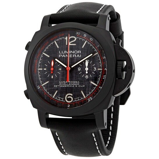 Luminor 1950 Chronograph Flyback "Luna Rossa" Automatic Grey Dial Men's Watch PAM01037