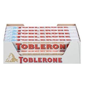 Toblerone  蜂蜜杏仁口味白巧克力棒 3.52oz 20条