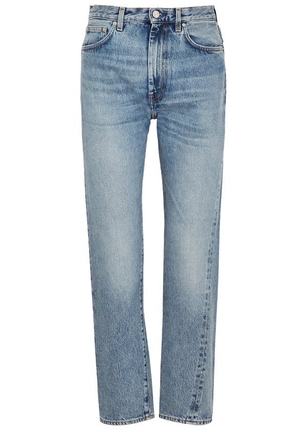 Twisted Seam blue straight-leg jeans