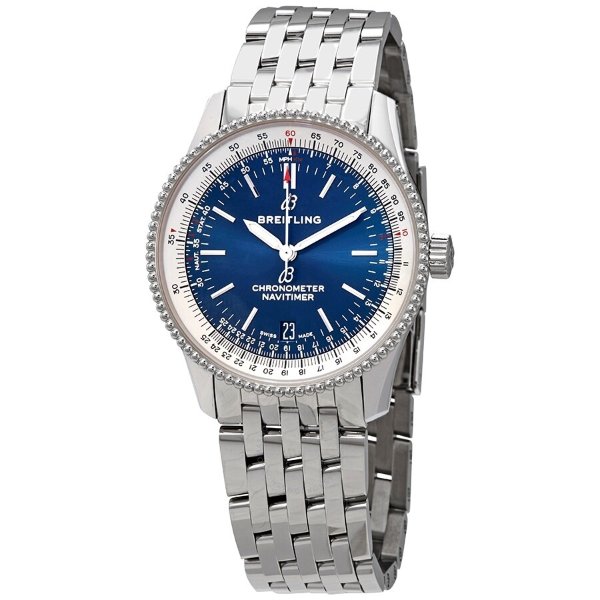 Navitimer 35 Automatic Blue Dial Ladies Watch A17395161C1A1