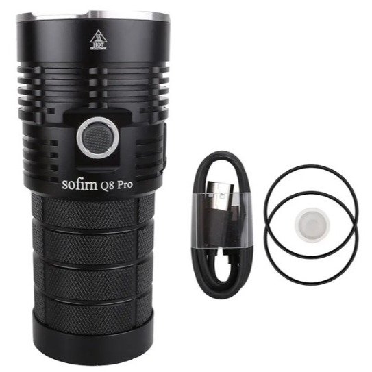 Sofirn Q8 Pro Powerful 11000 Lumen USB C Rechargeable 18650 Flashlight