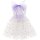 white lavender garden tulle bow dress