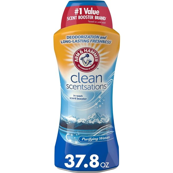 Arm & Hammer in-Wash Scent Booster, Purifying Waters, 37.8 oz