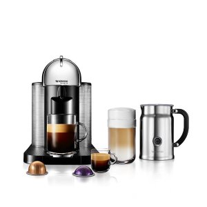 Nespresso Espresso Machine r with Aeroccino Plus Milk Frother,