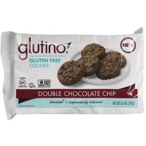 Glutino Gluten Free Double Chocolate Chip Cookies, 8.6 Ounce