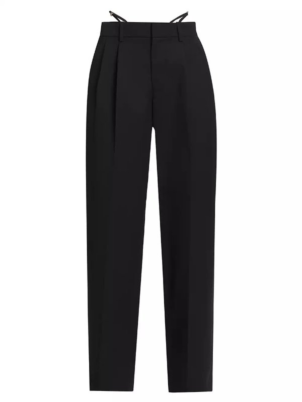 Wool G-String Trousers