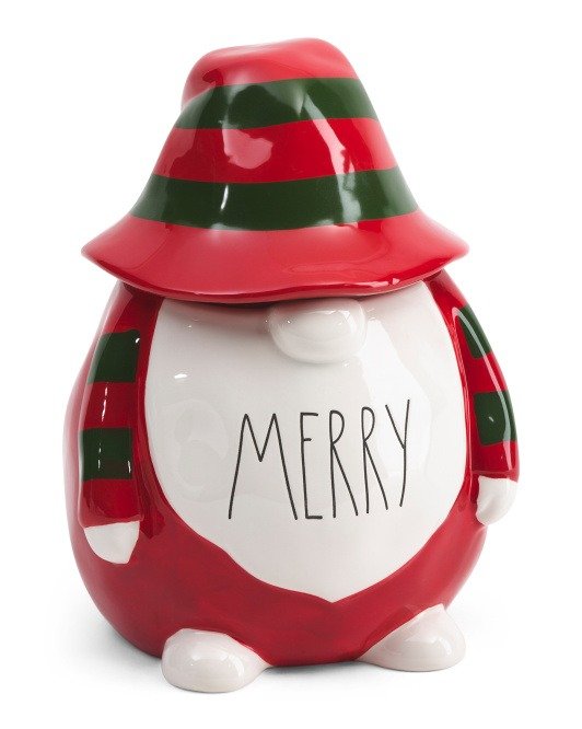 10.25in Ceramic Merry Gnome