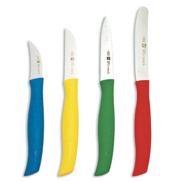 TWIN Grip 4-pc Multi-Colored Paring Knife Set