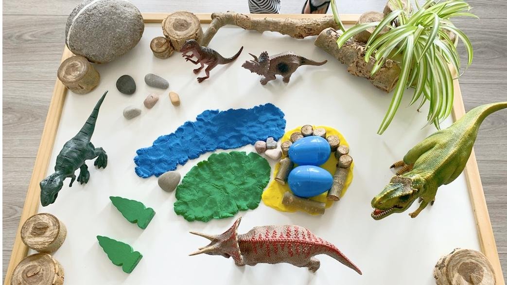 4岁和1岁小娃的STEAM项目：How Dinosaurs Became Extinct恐龙是如何灭绝的