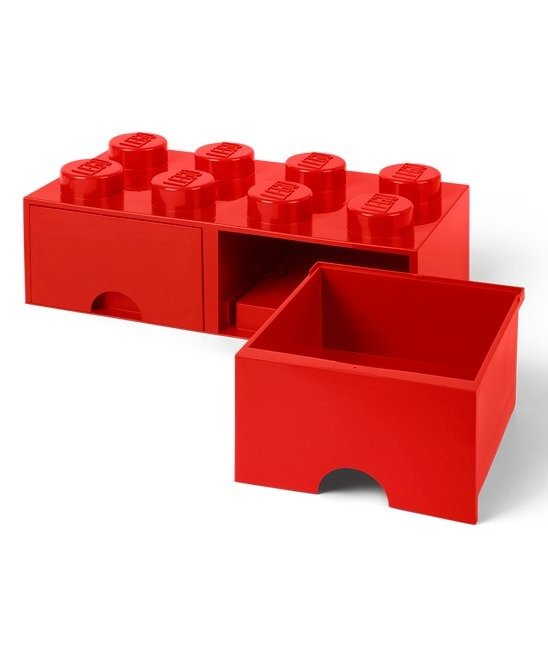 2x4 红色收纳盒