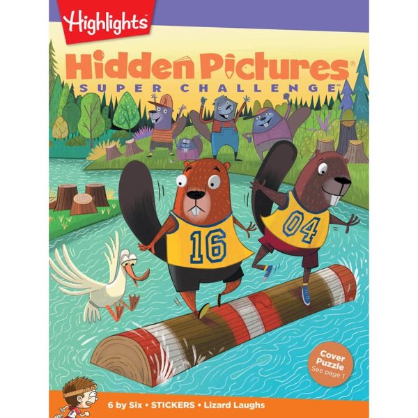 Hidden Pictures Super Challenge 儿童杂志，9+岁