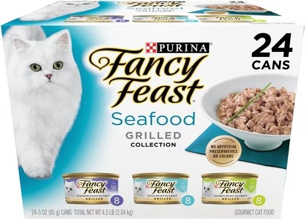 海鲜口味猫罐头 3oz 24罐 