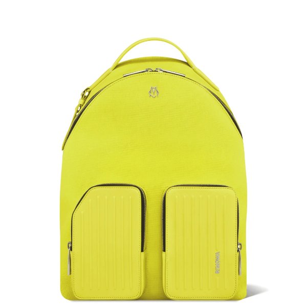 Backpack in Leather & Canvas | Saffron Yellow | RIMOWA