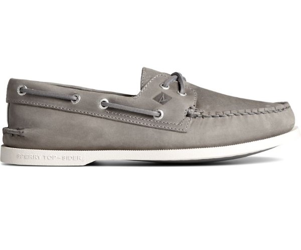 Authentic Original™ Cross Lace Leather Boat Shoe