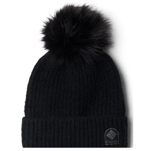 现价$31.49(原价$41.99)Columbia 黑色毛球球针织冷帽 可爱百搭 冬季必备