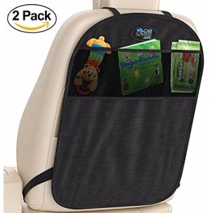 Car Lovers Care Kick Mat Organizer & Car Seat Protector. Water Resistant for Summer or Winter Use. Adjustable Straps, Universal Fit Covers Your Backseat from Stains Caused by Baby Boys, Girls or Child