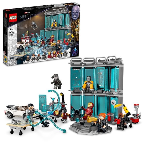LEGO Iron Man Armory 76216 – The Infinity Saga | shopDisney